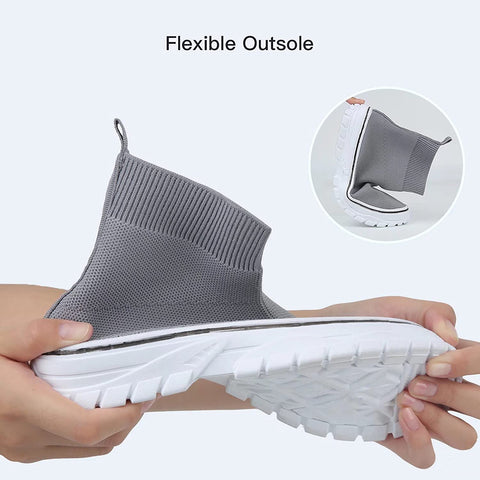 Samilor Breathable Mesh Loafers for Women Slip On Walking Shoes Platform Fashion Sneakers