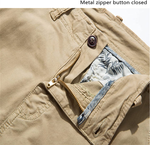 DGWZ Mens Cargo Shorts Outdoor Casual Hiking Relaxed Stretch Multi Pocket Shorts for Men