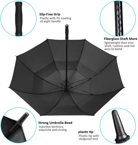BAGAIL Inverted Umbrella and 68 inch Golf Umbrella