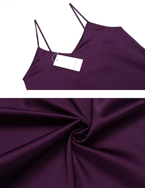 Sexy Women Satin Sleepwear  2 Piece