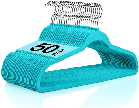 BAGAIL Pack of 80 Velvet Hangers