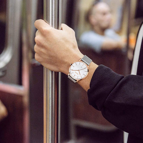 Minimalist Mesh Ultra Thin Watches for Men