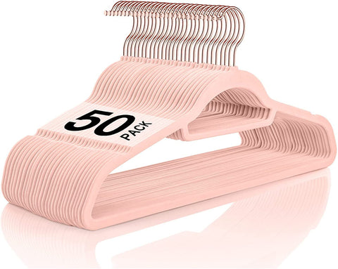 BAGAIL Pack of 100 Velvet Hangers