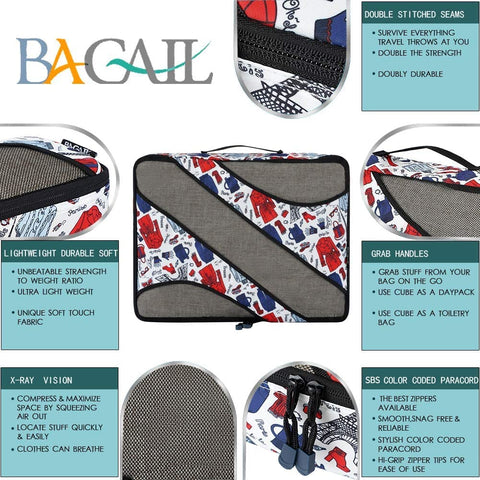 BAGAIL 14 Set Packing Cubes