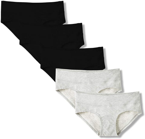 Women's Boxer Briefs 5 Pack Bamboo Viscose Soft Breathable Underwear for Women