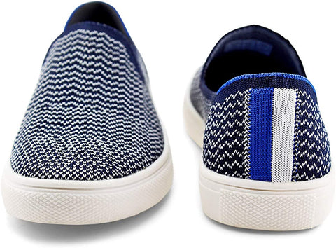 Women Knit Slip On Sneakers Comfortable Walking Loafers