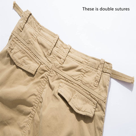 DGWZ Mens Cargo Shorts Outdoor Casual Slim Fit Hiking Stretch  Multi Pocket Shorts for Men