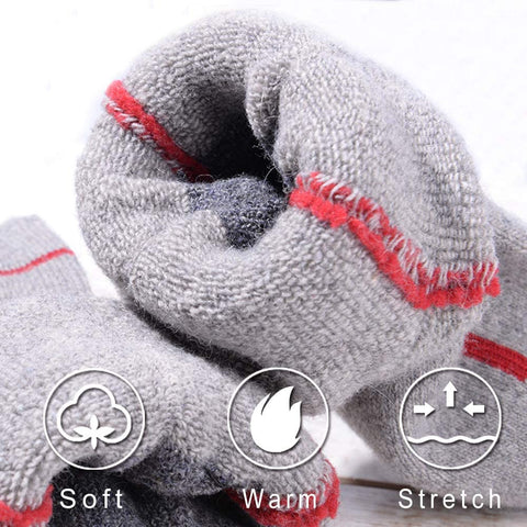 JOYNÉE Mens Wool Crew Socks Athletic Warm Cushion for Men 3