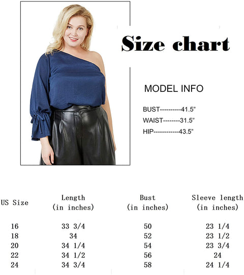 Carrotomato Women's Plus Size Off Shoulder Ruffled Top Stretch Cold Shoulder Swing Shirt Blouse