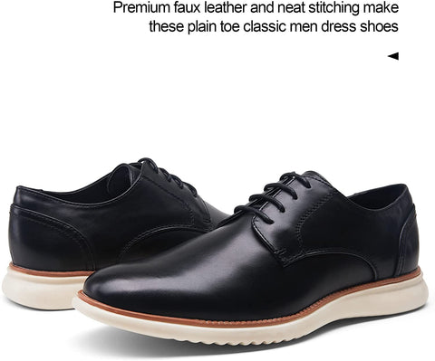 Men's Dress Shoes Brogue Formal Lace Up Oxfords Shoes