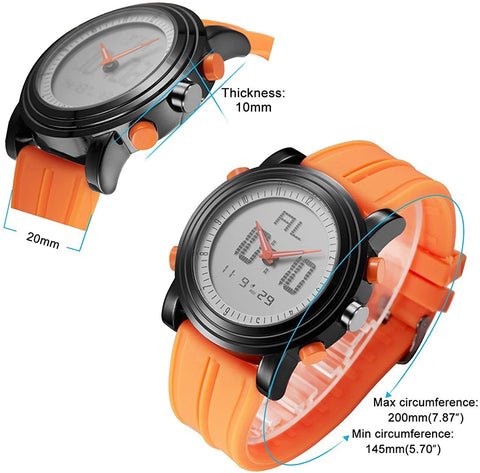 Digital Sports Watch with Alarm Stopwatch Men's Watches