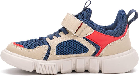 X RAY Footwear Boys Troy Low Top Casual Walking Hiking Fashion Athletic Faux Leather Shoe Sneaker, Round Toe, Rubber Outsole