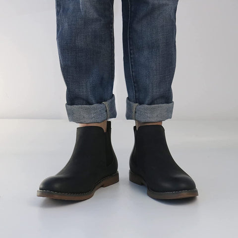 Men's Chelsea Boots Slip on Ankle Boots Casual Chukka Dress Boots