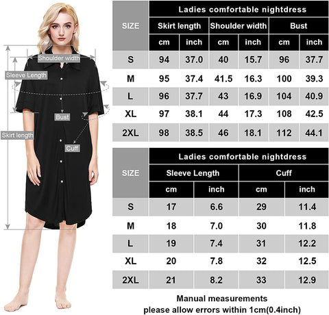 Womens Pajama Sets Soft Loungewear Set Short Sleeve Button Sleepwear Two-Piece Pj Sets Nightwear Pajamas for Women