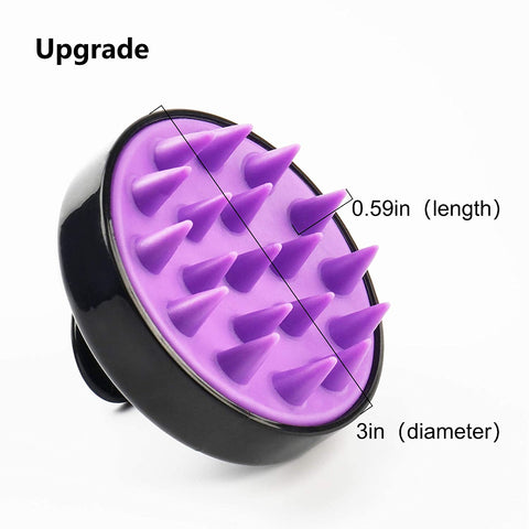 Heel The World Hair Scalp Massager Shampoo Brush for Wet and Dry Hair