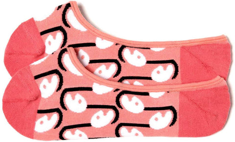 UIN Men Women's Sneaker Sock Art Painted Color Cotton Breathable Socks