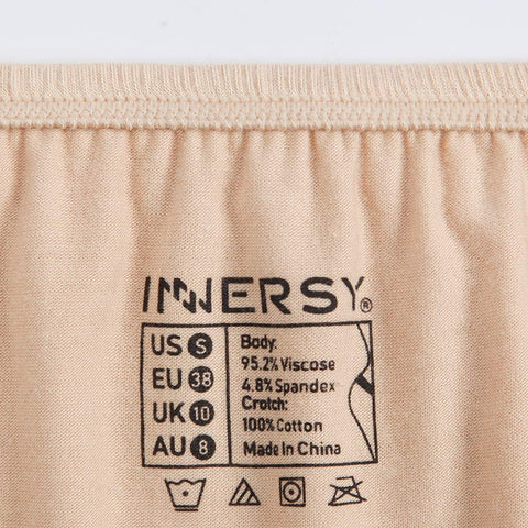INNERSY Women's Multipack High Waisted Full Brief Panties Underwear