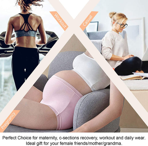 Womens Underwear High Waist Cotton Underwear Soft Underwear Super Stretchy Briefs Full Coverage Panties Women