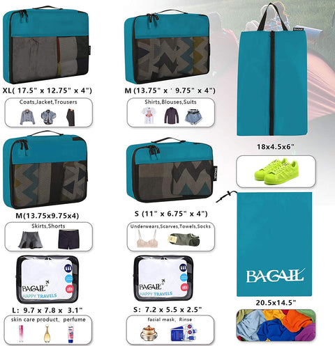 BAGAIL 14 Set Packing Cubes
