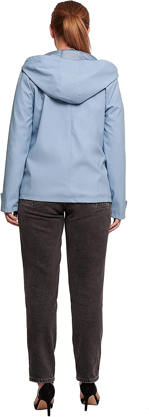 Carrotomato Women's Waterproof Lightweight Jacket Sports Hooded Zip Up