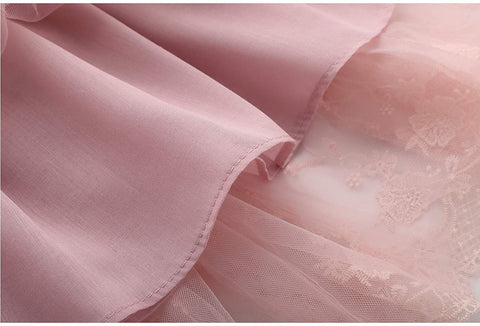 Baby Girls Dress Long Sleeves Tulle Princess Gypsophila Dresses Casual for Toddler Girl Age 6M-7T