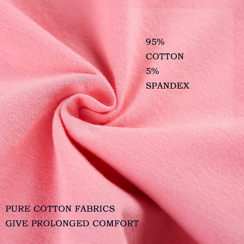 Women's Cotton Underwear High Waisted Ladies No Muffin Top Full Coverage Briefs Stretch Panties for Fall Winter