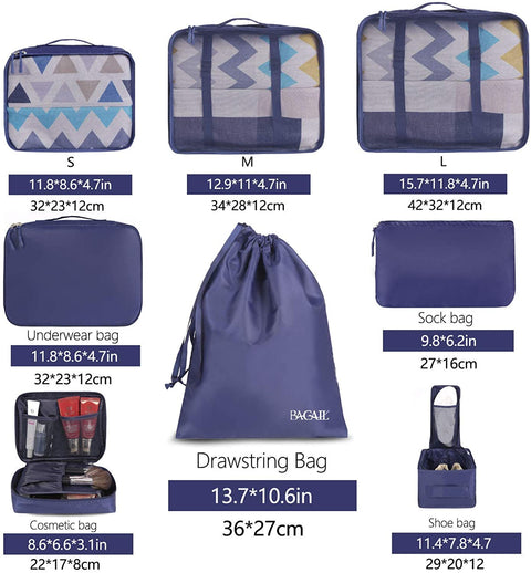 BAGAIL 14 Set Packing Cubes