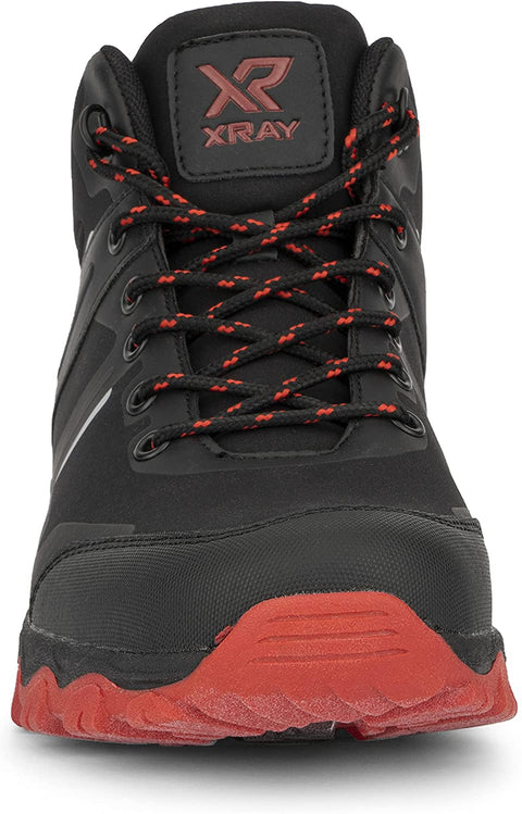 X RAY Footwear Men's Foxy High-Top Casual Walking Fashion Faux Leather Shoe Sneaker, Round Toe, Thermoplastic Rubber Outsole