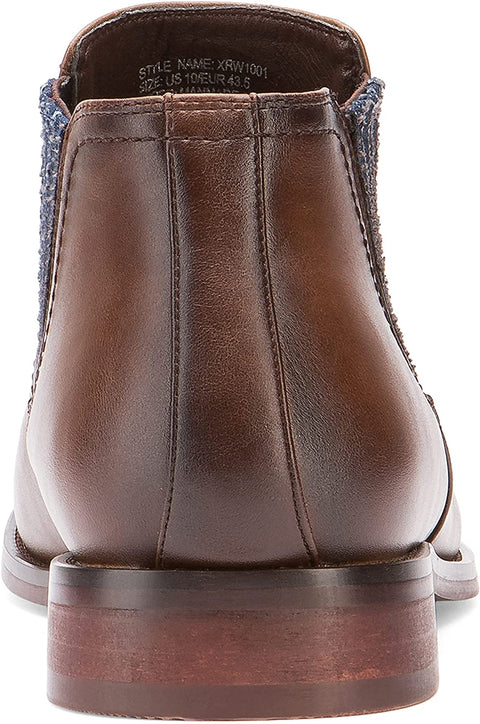 X RAY Footwear Men's The Andante Fashion Classic Combat Leather Duck Moc Boots, Apron toe, Thermoplastic rubber Outsole