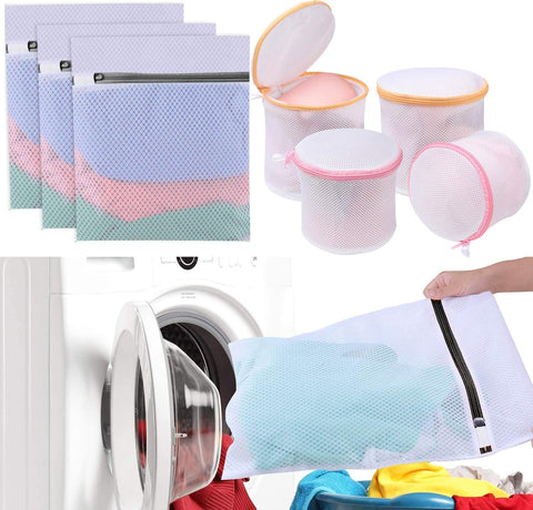Bagail Set of 7 Mesh Laundry Bags for Your blouse,skirt,shirt,pants,jeans,dress,etc