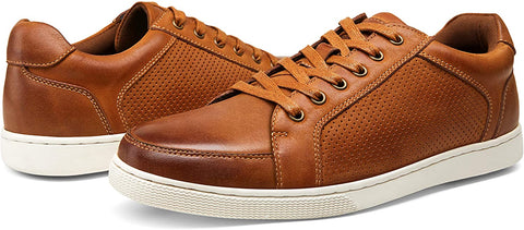Men's Sneakers Leather Casual Shoes Breathable Business Casual Oxford Fashion Sneaker