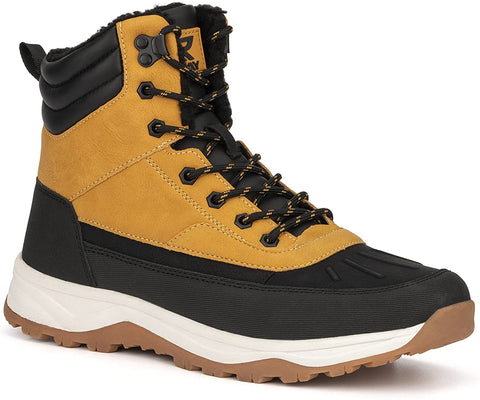 Xray Footwear Men's Half Dome Boot; Smooth faux leather, Lace-up front, Rubber sole; Size 10