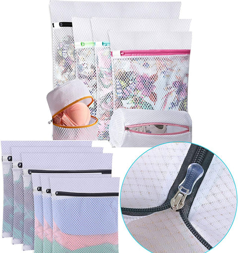 Bagail Set of 12 Mesh Laundry Bags for Your blouse,skirt,shirt,pants,jeans,dress,etc