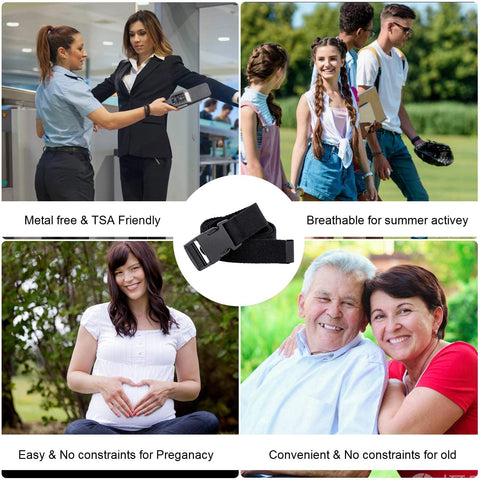 XZQTIVE Canvas Web Belt for Women, Cool Cargo Belt with Plastic Buckle, Hip Hop Streetwear Style Waist Belt for Dress