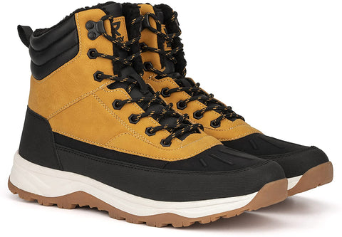 Xray Footwear Men's Half Dome Boot; Smooth faux leather, Lace-up front, Rubber sole; Size 10