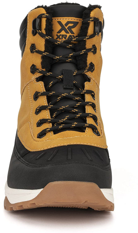 Xray Footwear Men's Half Dome Boot; Smooth faux leather, Lace-up front, Rubber sole; Size 10