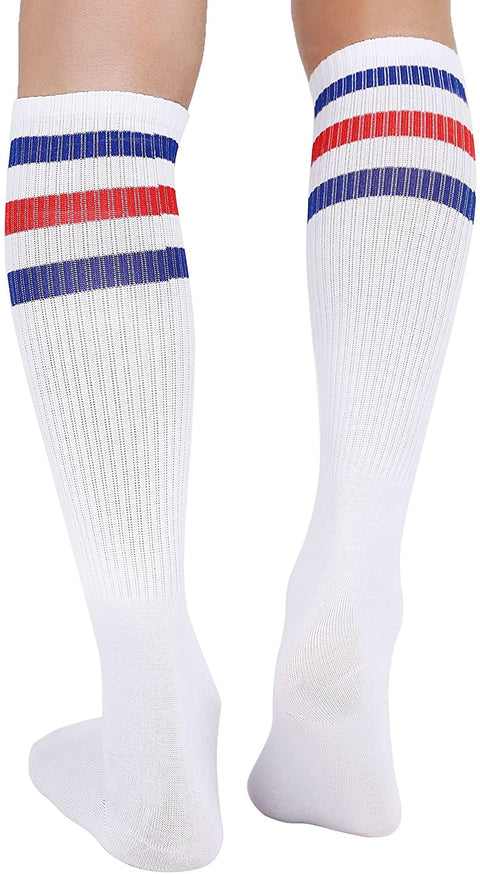 Joulli White Knee High Tube Socks 1-3 Pairs