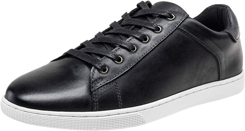 Men's Leather Sneakers Fashion Dress Sneaker Business Casual Shoes for Men