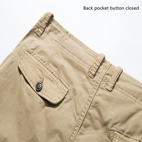 DGWZ Mens Cargo Shorts Outdoor Casual Hiking Relaxed Stretch Multi Pocket Shorts for Men