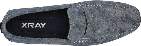 X RAY Footwear Men's The Hardeol Low Top Casual Walking Fashion Driver Shoe Loafer Shoe-Oxford, Penny Loafer, Polyvinyl Chloride Outsole