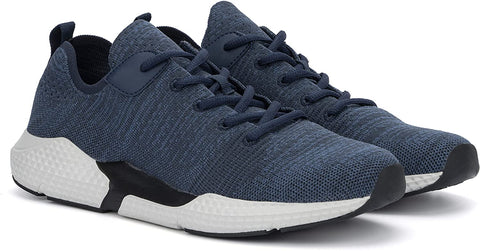 X RAY NY&Co Men's Riley Sneaker Low Top Casual Walking Fashion Shoe Sneaker, Round Toe, Ethylene Vinyl Acetate; Size 9.5 Navy/Blue