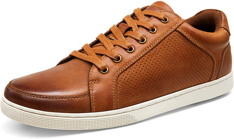 Men's Sneakers Leather Casual Shoes Breathable Business Casual Oxford Fashion Sneaker