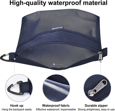 BAGAIL 8 Set Packing Cubes+3 Ultra-light Water-resistant Zipper Pouch