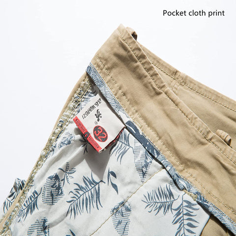 DGWZ Mens Cargo Shorts Outdoor Casual Hiking Relaxed Stretch Multi Pocket Shorts for Men
