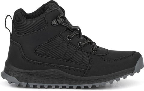 X RAY Footwear Boys Panther High-Top Casual Walking Fashion Faux Leather Shoe Sneaker, Round Toe, Thermoplastic Rubber Outsole