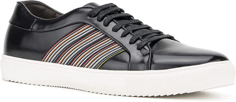 X RAY Footwear Men's Rubert Low Top Casual Walking Fashion Faux Leather Shoe Sneaker, Round Toe, Wedged Rubber Outsole