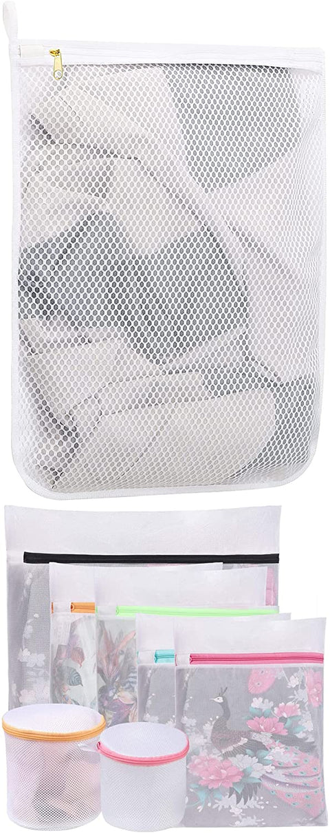 BAGAIL 7 Mesh Laundry Bags +1 Honeycomb Laundry Bag