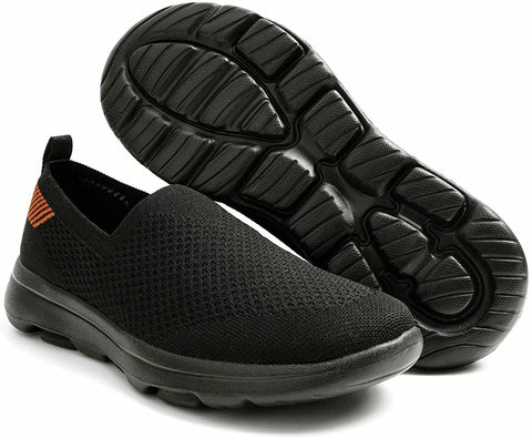 konhill Women’s Tennis Walking Shoes - Comfortable Athletic Work Slip on Sneakers