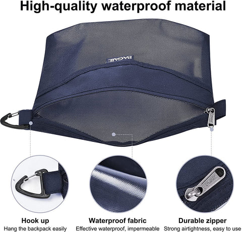 BAGAIL 8 Set Packing Cubes+3 Ultra-light Water-resistant Zipper Pouch