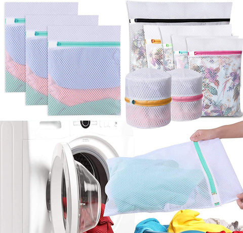 Bagail Set of 10 Mesh Laundry Bags for Your blouse,skirt,shirt,pants,jeans,dress,etc